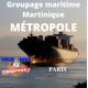 Paris depuis la Guadeloupe, fret Maritime 1 M3 - dédouané, remise a quai, hors droits et taxes / hors crédit d'enlèvement 1,5 %