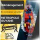Guyane depuis Rouen Cayenne déménagement effets personnels 1 mètre cube.