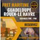 Rouen (Port 76) depuis la Guadeloupe, fret Maritime 1 M3 - dédouané, remise a quai, hors droits et taxes / hors crédit d'enlèvem