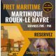Rouen (Port 76) depuis la Martinique, fret Maritime 1 M3 - dédouané, remise a quai, hors droits et taxes / hors crédit d'enlèvem